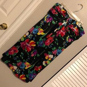 NWOT Karlie Floral strapless Dress